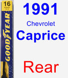 Rear Wiper Blade for 1991 Chevrolet Caprice - Premium