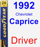 Driver Wiper Blade for 1992 Chevrolet Caprice - Premium