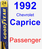 Passenger Wiper Blade for 1992 Chevrolet Caprice - Premium