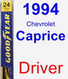 Driver Wiper Blade for 1994 Chevrolet Caprice - Premium