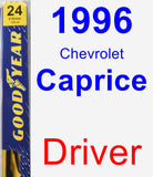 Driver Wiper Blade for 1996 Chevrolet Caprice - Premium