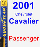 Passenger Wiper Blade for 2001 Chevrolet Cavalier - Premium