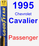 Passenger Wiper Blade for 1995 Chevrolet Cavalier - Premium
