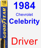 Driver Wiper Blade for 1984 Chevrolet Celebrity - Premium