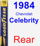 Rear Wiper Blade for 1984 Chevrolet Celebrity - Premium