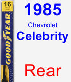 Rear Wiper Blade for 1985 Chevrolet Celebrity - Premium
