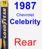Rear Wiper Blade for 1987 Chevrolet Celebrity - Premium