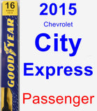 Passenger Wiper Blade for 2015 Chevrolet City Express - Premium