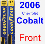 Front Wiper Blade Pack for 2006 Chevrolet Cobalt - Premium