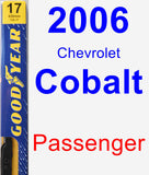 Passenger Wiper Blade for 2006 Chevrolet Cobalt - Premium