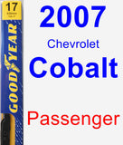 Passenger Wiper Blade for 2007 Chevrolet Cobalt - Premium