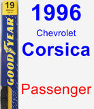 Passenger Wiper Blade for 1996 Chevrolet Corsica - Premium