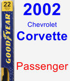 Passenger Wiper Blade for 2002 Chevrolet Corvette - Premium