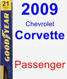 Passenger Wiper Blade for 2009 Chevrolet Corvette - Premium