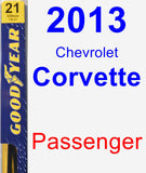 Passenger Wiper Blade for 2013 Chevrolet Corvette - Premium