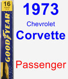 Passenger Wiper Blade for 1973 Chevrolet Corvette - Premium