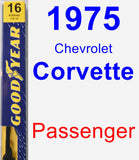 Passenger Wiper Blade for 1975 Chevrolet Corvette - Premium