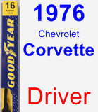 Driver Wiper Blade for 1976 Chevrolet Corvette - Premium