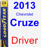 Driver Wiper Blade for 2013 Chevrolet Cruze - Premium