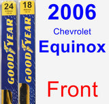 Front Wiper Blade Pack for 2006 Chevrolet Equinox - Premium