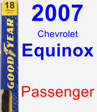 Passenger Wiper Blade for 2007 Chevrolet Equinox - Premium
