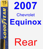 Rear Wiper Blade for 2007 Chevrolet Equinox - Premium