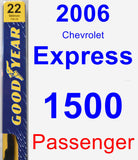 Passenger Wiper Blade for 2006 Chevrolet Express 1500 - Premium