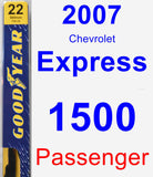 Passenger Wiper Blade for 2007 Chevrolet Express 1500 - Premium