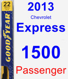 Passenger Wiper Blade for 2013 Chevrolet Express 1500 - Premium