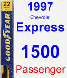 Passenger Wiper Blade for 1997 Chevrolet Express 1500 - Premium