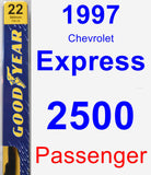 Passenger Wiper Blade for 1997 Chevrolet Express 2500 - Premium