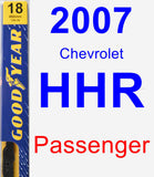 Passenger Wiper Blade for 2007 Chevrolet HHR - Premium