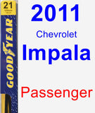 Passenger Wiper Blade for 2011 Chevrolet Impala - Premium