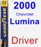 Driver Wiper Blade for 2000 Chevrolet Lumina - Premium