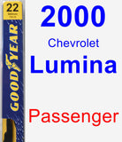 Passenger Wiper Blade for 2000 Chevrolet Lumina - Premium