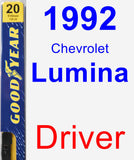Driver Wiper Blade for 1992 Chevrolet Lumina - Premium