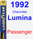 Passenger Wiper Blade for 1992 Chevrolet Lumina - Premium