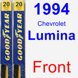 Front Wiper Blade Pack for 1994 Chevrolet Lumina - Premium
