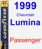 Passenger Wiper Blade for 1999 Chevrolet Lumina - Premium