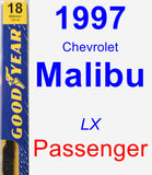 Passenger Wiper Blade for 1997 Chevrolet Malibu - Premium