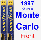 Front Wiper Blade Pack for 1997 Chevrolet Monte Carlo - Premium