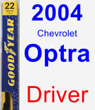 Driver Wiper Blade for 2004 Chevrolet Optra - Premium