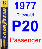 Passenger Wiper Blade for 1977 Chevrolet P20 - Premium