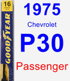 Passenger Wiper Blade for 1975 Chevrolet P30 - Premium