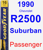 Passenger Wiper Blade for 1990 Chevrolet R2500 Suburban - Premium