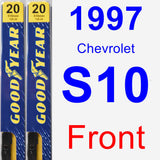Front Wiper Blade Pack for 1997 Chevrolet S10 - Premium