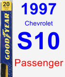 Passenger Wiper Blade for 1997 Chevrolet S10 - Premium