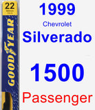 Passenger Wiper Blade for 1999 Chevrolet Silverado 1500 - Premium