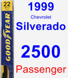 Passenger Wiper Blade for 1999 Chevrolet Silverado 2500 - Premium
