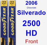 Front Wiper Blade Pack for 2006 Chevrolet Silverado 2500 HD - Premium